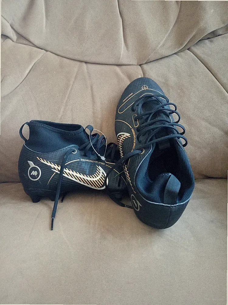 Nike Youth Size 5.5 Y Mercurial Superfly 8 Academy FG Soccer Cleats DJ2854-007