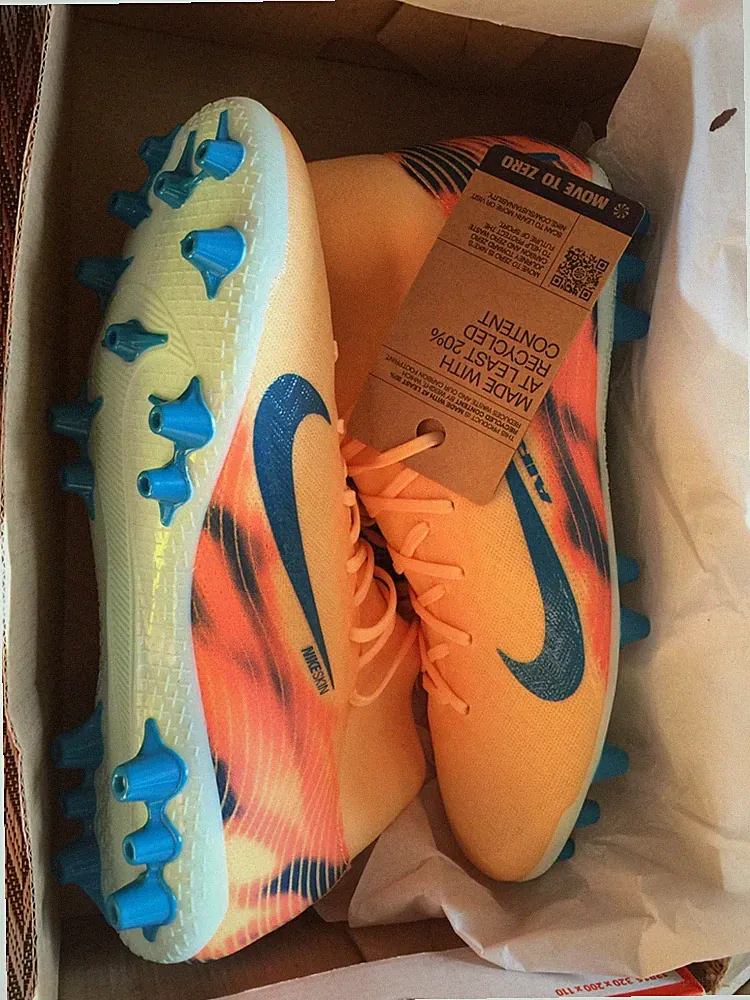 Nike Zm Superfly 10 Academy KM AG Artificial Ground FQ8335-801 U.S Men8.5 WMN 10