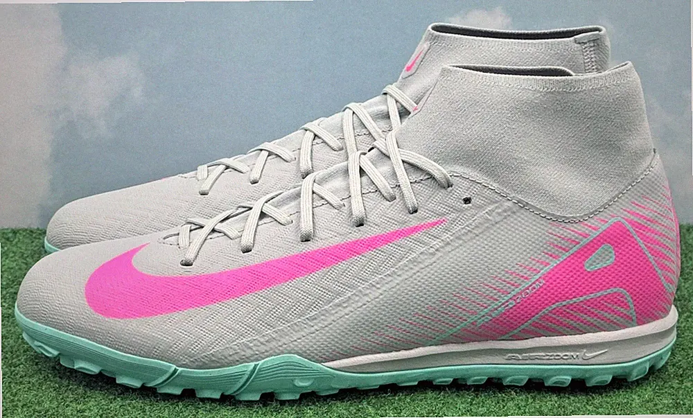 Nike Zoom Mercurial Superfly 10 Academy TF Turf FQ8331-301 Soccer Shoes Size 9.5