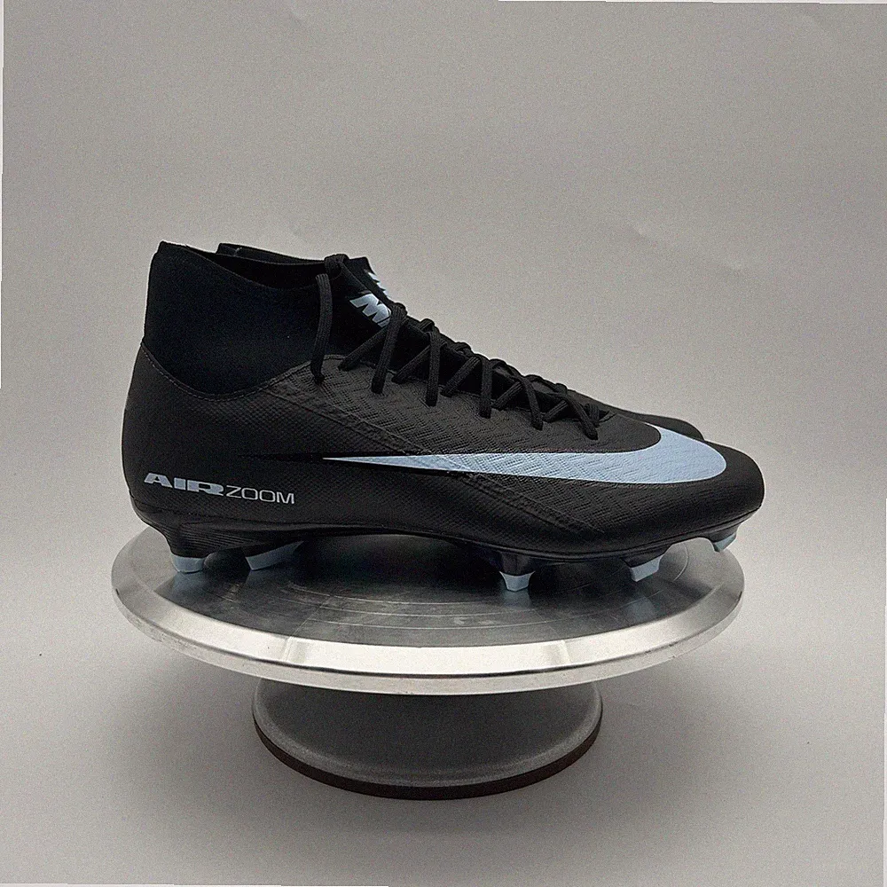 Nike Zoom Mercurial Superfly 10 Black Blue Soccer Cleats Men’s 10.5 FQ1456-001