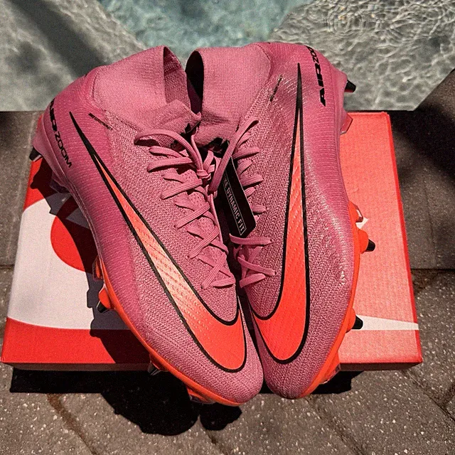 NIKE ZOOM MERCURIAL SUPERFLY 10 ELITE SG-PRO AURORA MENS 12.5 SOCCER FQ8342-600