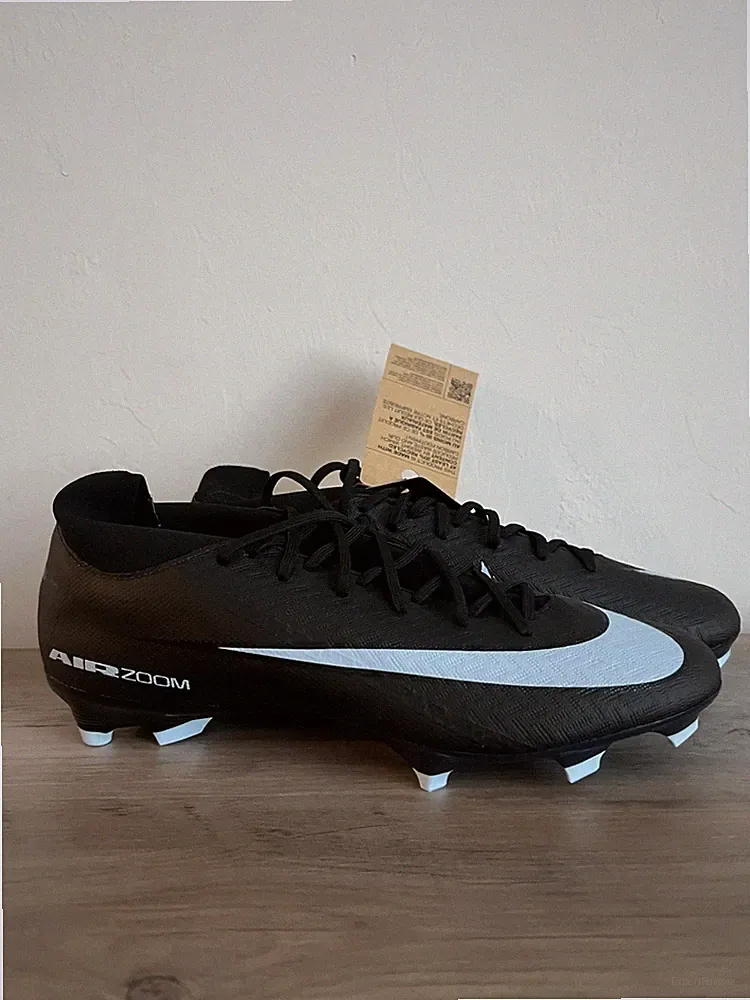 NIKE ZOOM MERCURIAL SUPERFLY 10 PRO FG SOCCER CLEATS BLACK/BLUE size 10 new