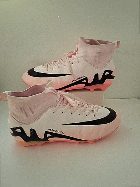 Nike Zoom Mercurial Superfly 9 Academy FG Pink Blast Soccer Cleats 12" Inches L