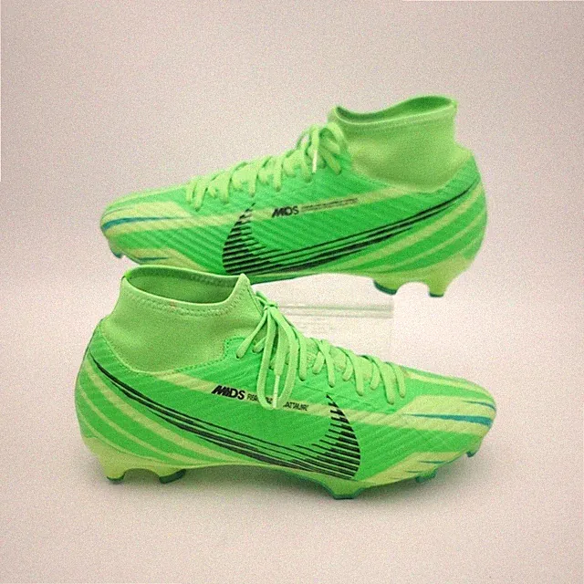 Nike Zoom Mercurial Superfly 9 Academy MDS FG Green FJ7190-300 Men's US 8.5