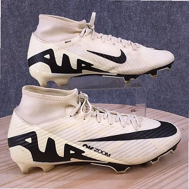 Nike Zoom Mercurial Superfly 9 Academy MG Shoes Mens 10 Football Cleats Cream