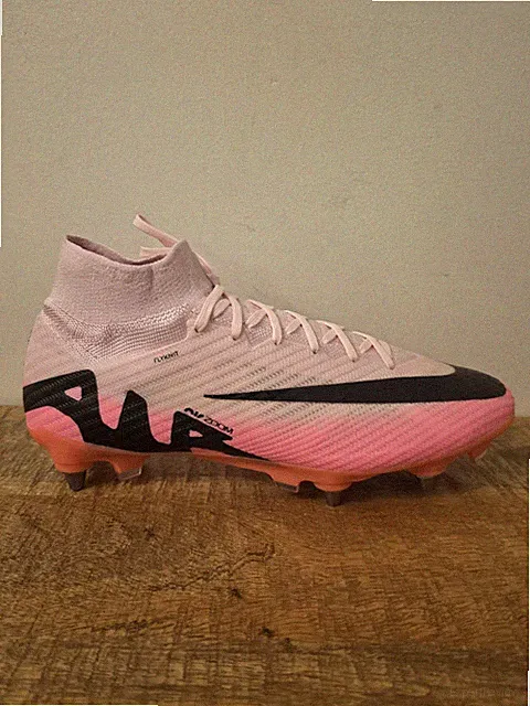 Nike Zoom Mercurial Superfly 9 Elite SG-Pro Mens US 8 Pink Foam Football Cleat
