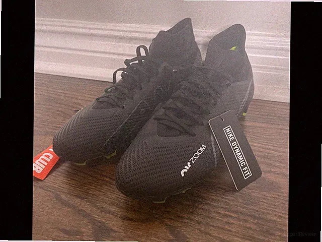 Nike Zoom Mercurial Superfly 9 Pro FG Black Soccer Cleat, Size 7.5 men’s