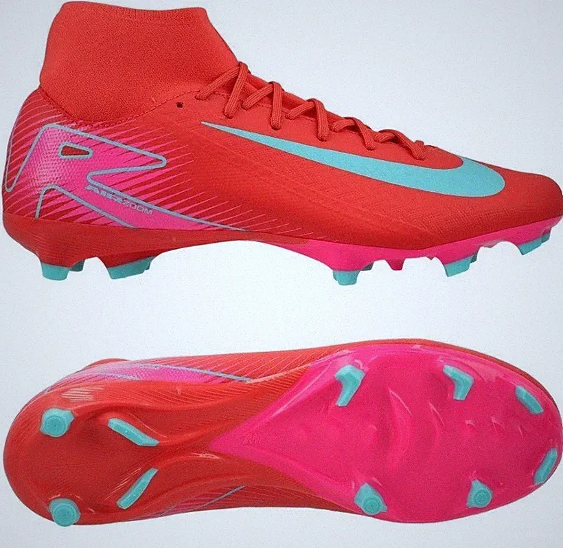 Nike Zoom Mercurial Superfly Academy FG Soccer Cleats Red FQ1456-800 Mens 11