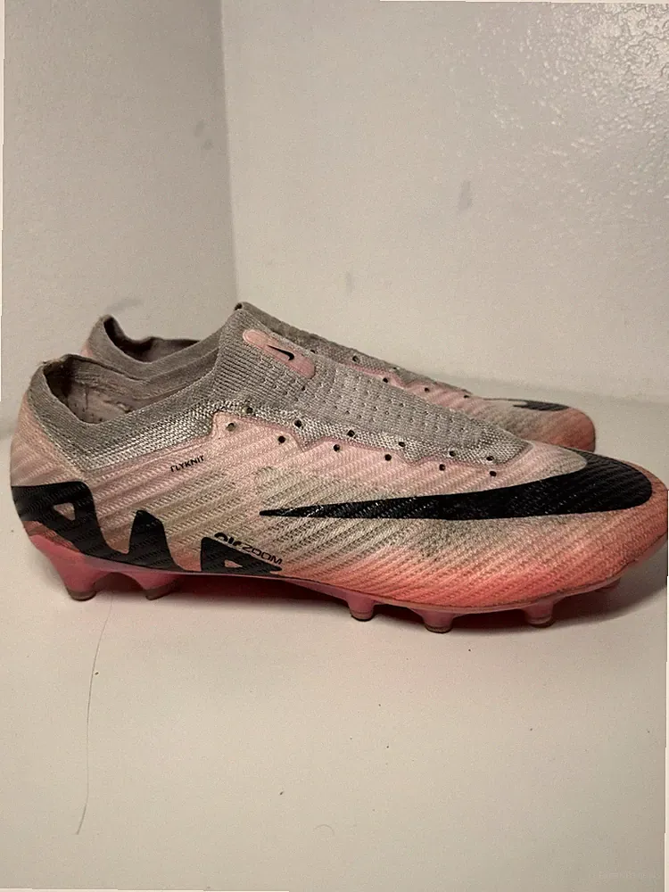 Nike Zoom Mercurial Vapor 15 Elite FG Pink Soccer Cleats Mens 11.5 One Insole
