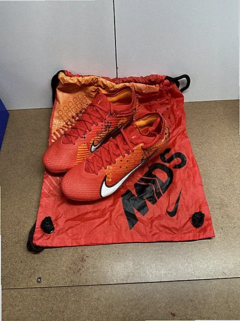 Nike Zoom Mercurial Vapor 15 Elite MDS AG Soccer Cleats FD1161-600 Size 5.5 Red