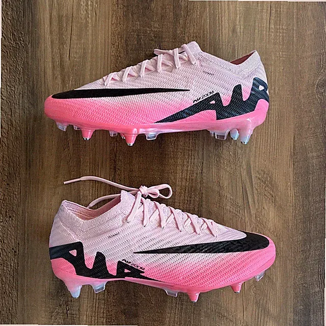 Nike Zoom Mercurial Vapor 15 Elite SG Men Size 7.5 Pink Anti Clog Soccer Cleats