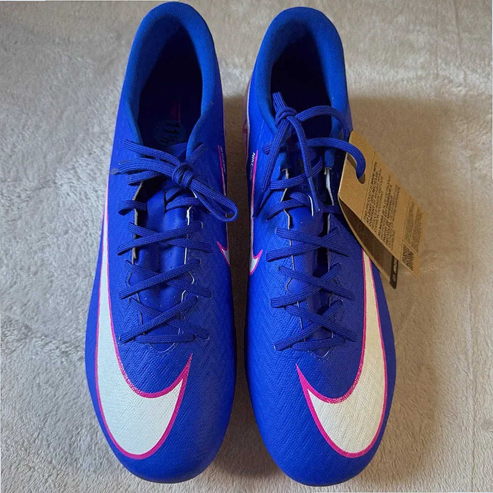 Nike Zoom Mercurial Vapor 16 Academy MG Soccer Cleats Racer Blue Men’s Size 11.5