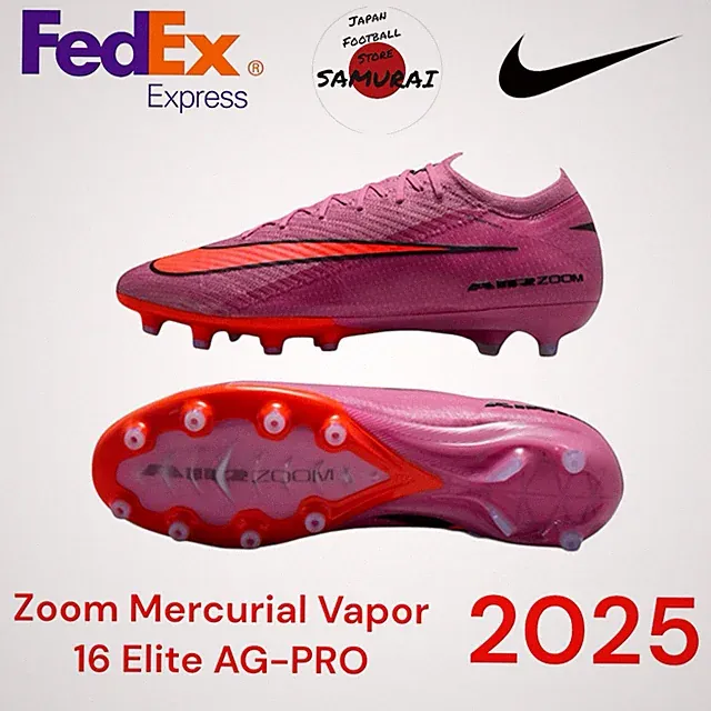 Nike Zoom Mercurial Vapor 16 Elite AG-PRO FQ8693-600 Soccer Cleat authentic