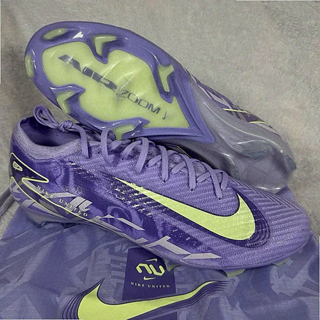 NIKE Zoom Mercurial Vapor 16 Elite FG United Pack Soccer Cleats Mens 13 Purple