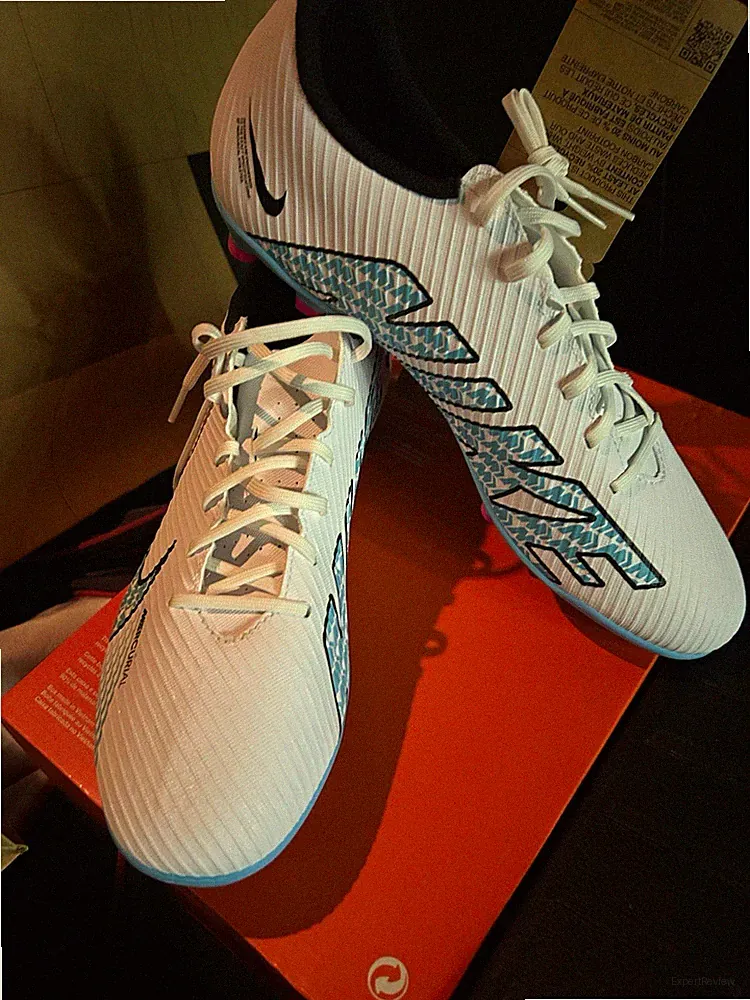 Nike Zoom Mercurial Vapor 16 Men's Soccer Cleats Low Top Lace Up White/Blue