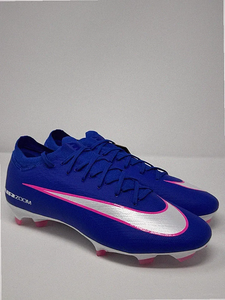 Nike Zoom Mercurial Vapor 16 Pro FG Blue Soccer Cleats FQ8685-446 Mens Size 10.5