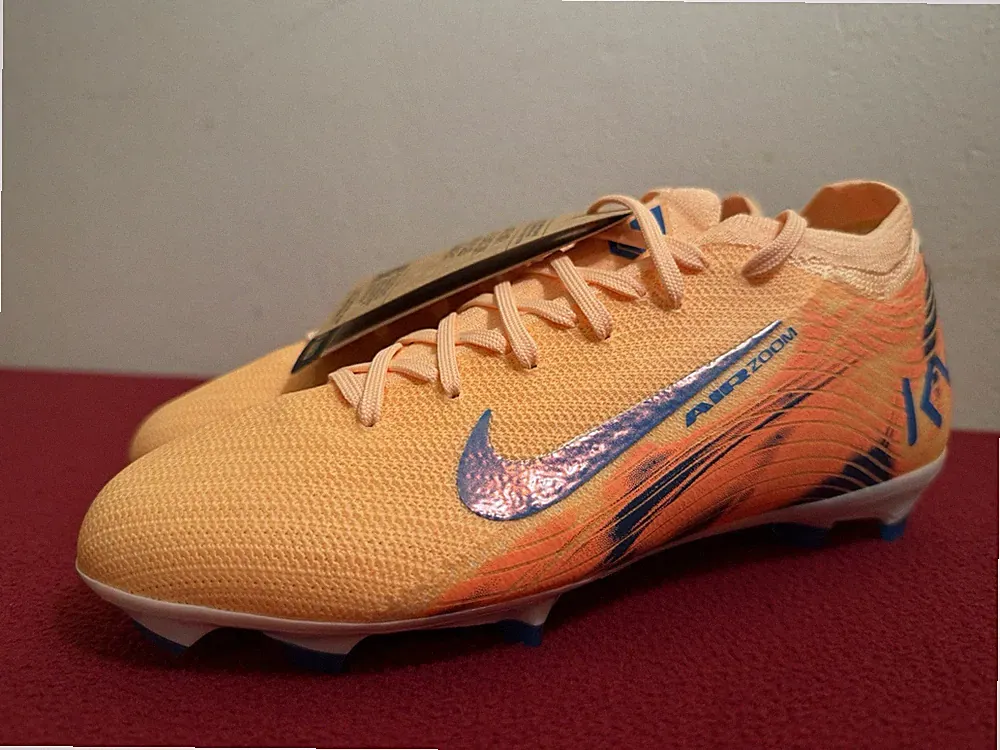 Nike Zoom Mercurial Vapor 16 Pro FG Mbappe Soccer Cleats HF5450-801 Size 4.5Y