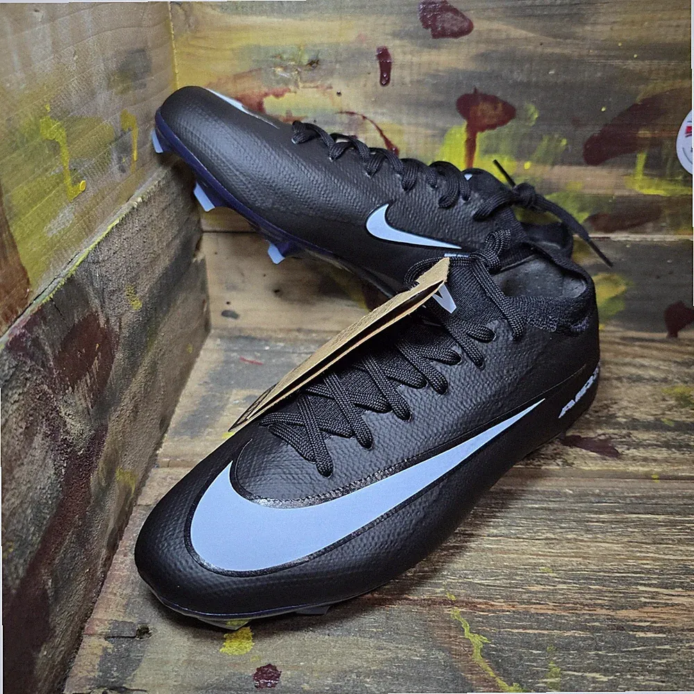 Nike Zoom Mercurial Vapor 16 Pro FG Soccer Cleats Black HF5448-001 Youth Sz 3.5Y