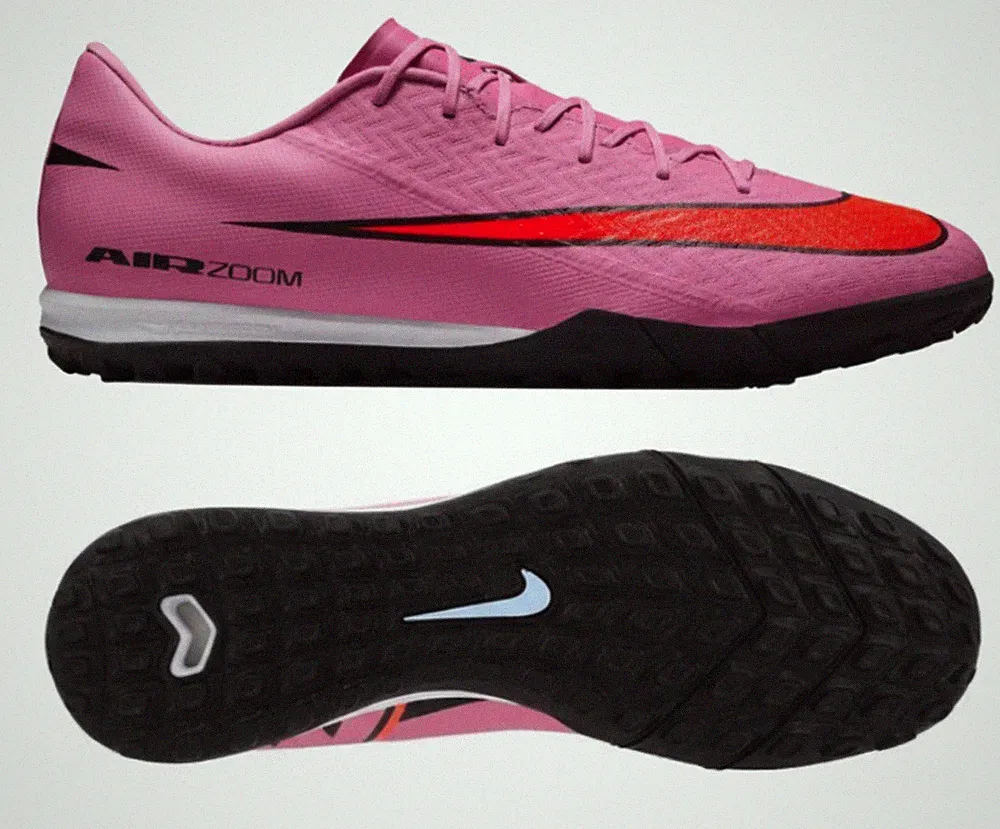 Nike Zoom Mercurial Vapor 16 TF Turf Soccer Cleats Pink FQ8449-600 Mens Size 10