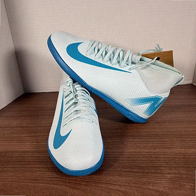 Nike Zoom Mercurial Vapor Pro Turf ‘Glacier Blue’ Kids Size 6Y FQ8320 400