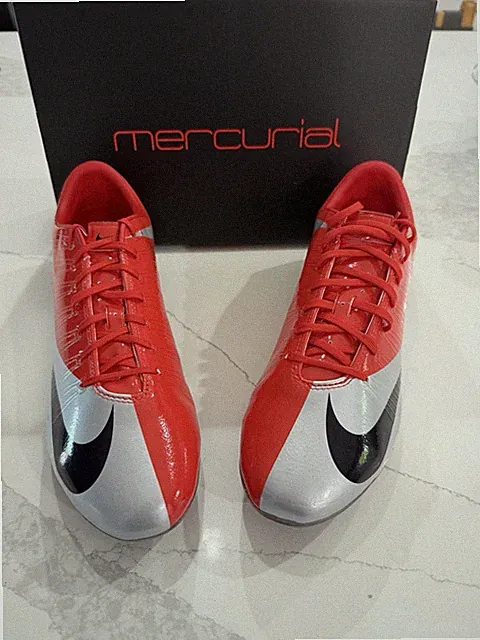 Nike Zoom Mercurial Vapor Superfly 1 RGN FG SE CR7 Cleat Ronaldo Mens Size 11.5