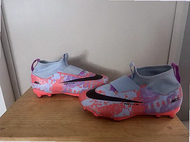 Nike Zoom Size 6Y Mercurial Superfly 9 Academy Ronaldo Soccer Cleats CR7