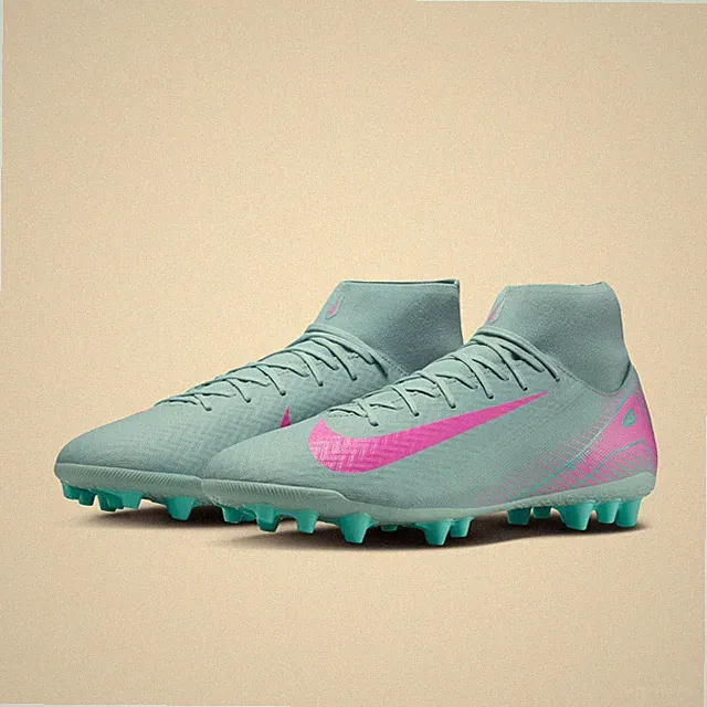 Nike Zoom Superfly 10 Academy AG Ocean Cube FQ8329-301 Mens Size 12 Cleats #153F