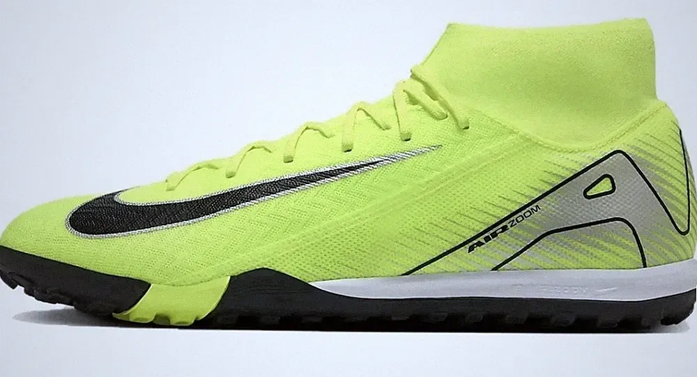 Nike Zoom Superfly 10 Academy TF Volt Black Turf Soccer Shoes FQ8331-700 9.5