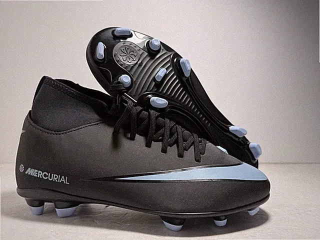 Nike Zoom Superfly 10 Club MG FG Soccer Cleats Youth Size 5Y Black Blue New