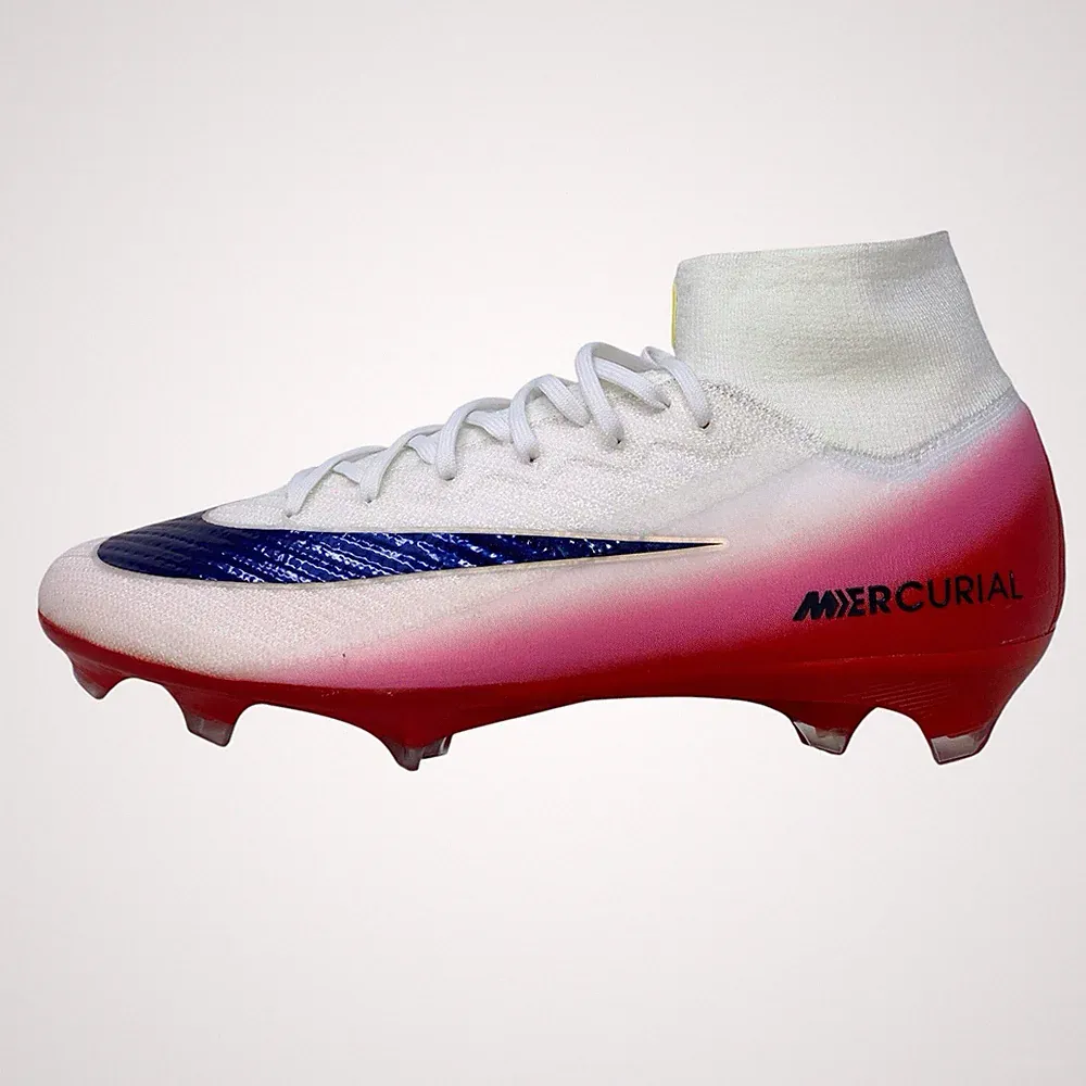 Nike Zoom Superfly 10 Elite FG 'Fear' White Soccer Cleats, Size 11.5 HV3754-600