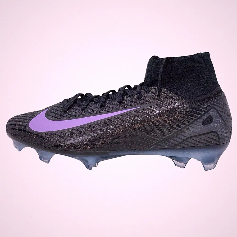 Nike Zoom Superfly 10 Elite FG Lilac Black Soccer Cleats Size 7.5 HF1013-001 NBY