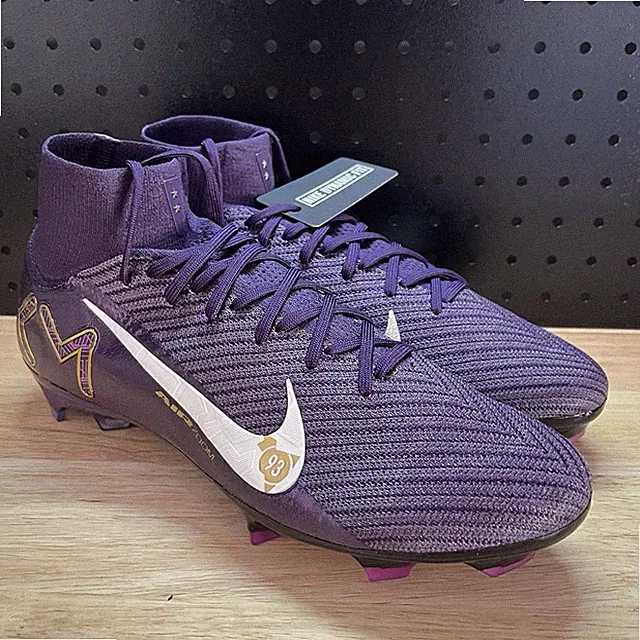 Nike Zoom Superfly 10 Elite KM FG Kylian Mbappé Cleats FQ8692-500 Men's Size 10