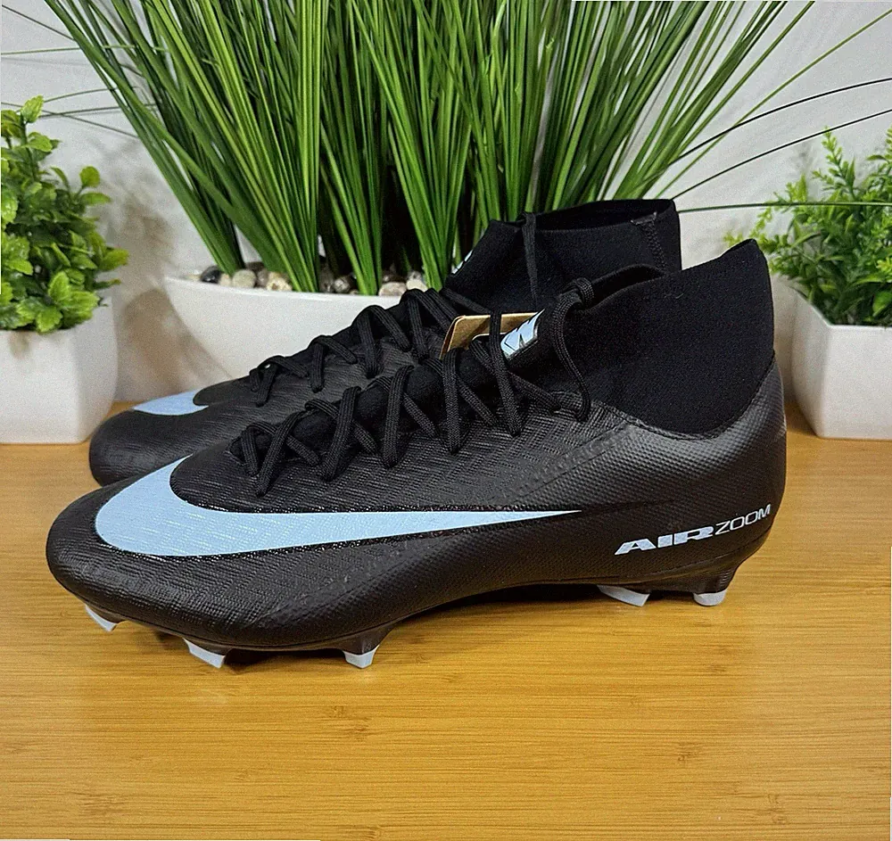 Nike Zoom Superfly 10 NBY Black Academy Mens Soccer Cleats FQ1456 001 Size 9.5