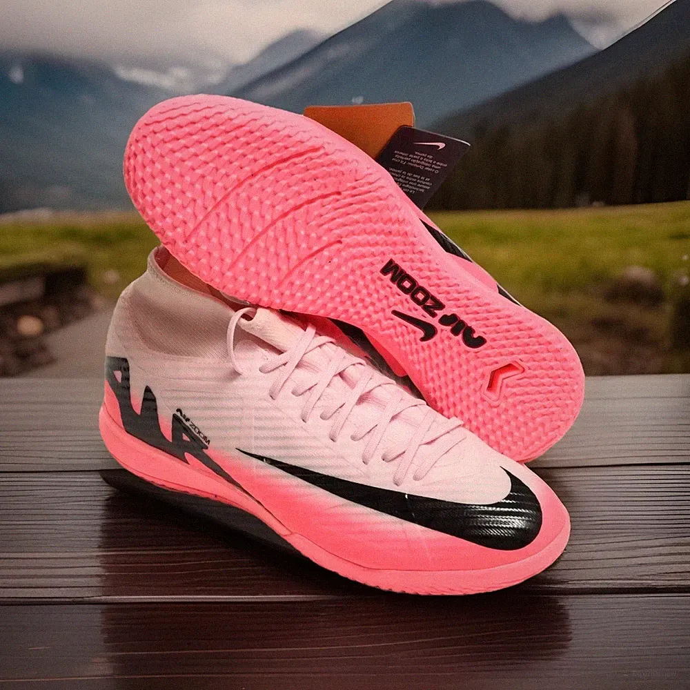 Nike Zoom Superfly 9 Academy IC Pink DJ5627-601 Indoor Soccer US Men's Size 9