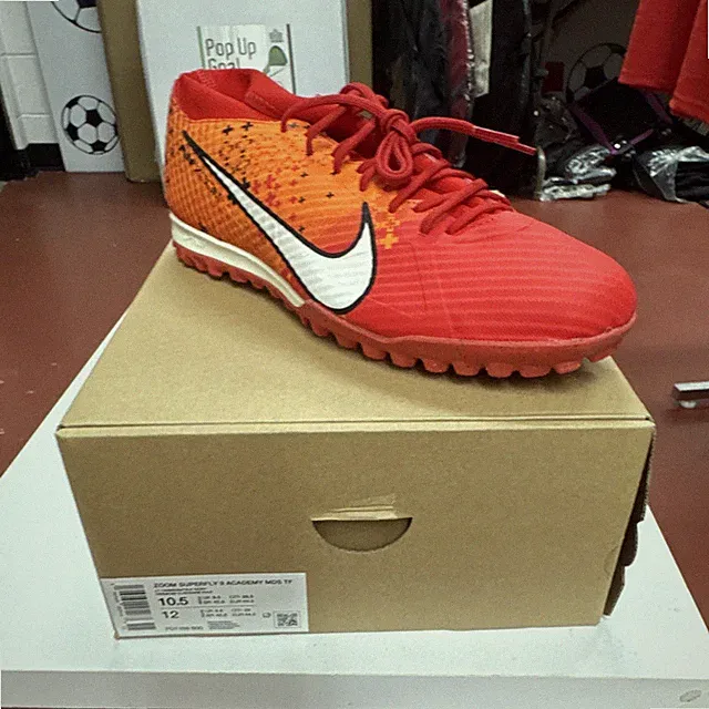 Nike Zoom Superfly 9 Academy MDS TF Turf Crimson/Ivory Mens Size 10.5 Retail