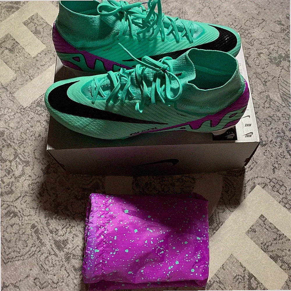 Nike Zoom Superfly 9 Elite FG Mens Size 12 Turquoise New Soccer Cleats DJ4977-30