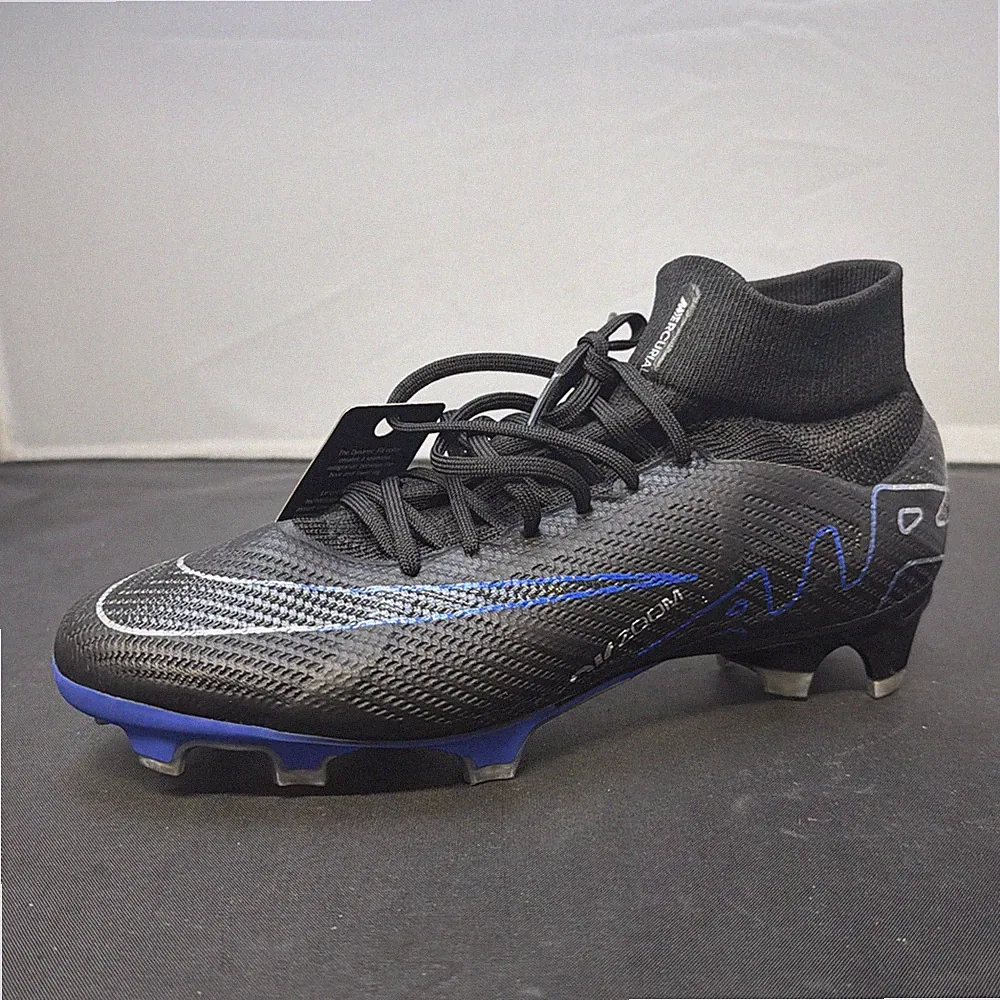 Nike Zoom Superfly 9 Pro FG Black Hyper Royal DJ5598-040 Size 7 Soccer Cleats