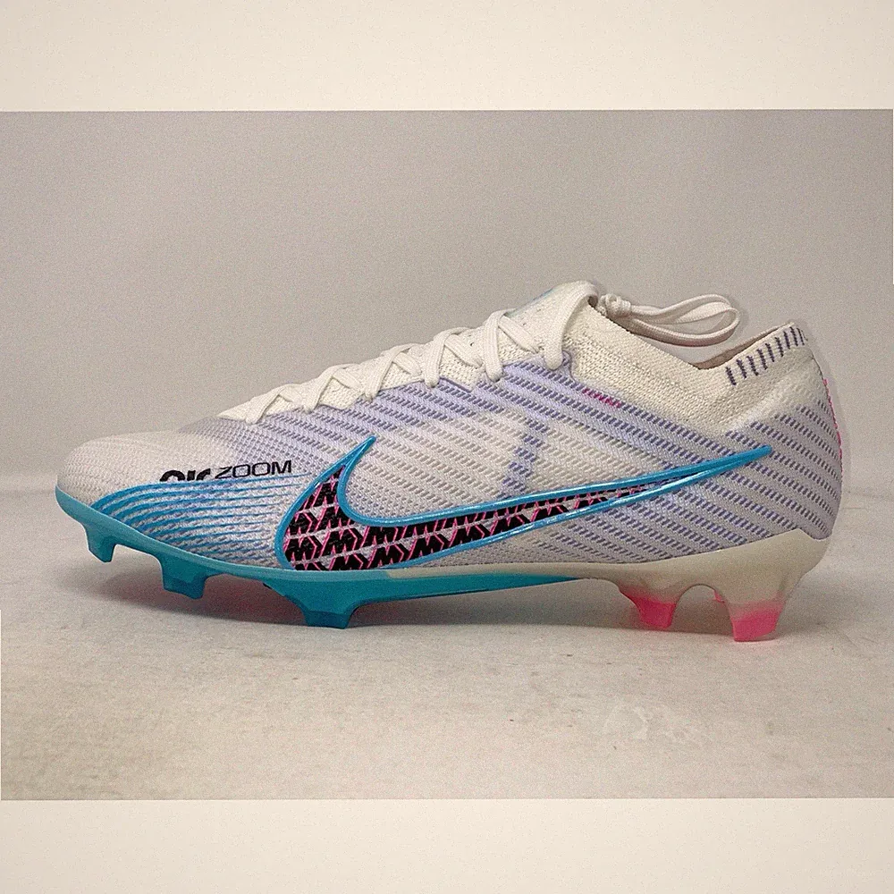 Nike Zoom Vapor 15 Elite FG South Beach White Soccer Cleats, Size 8 FD0244-146