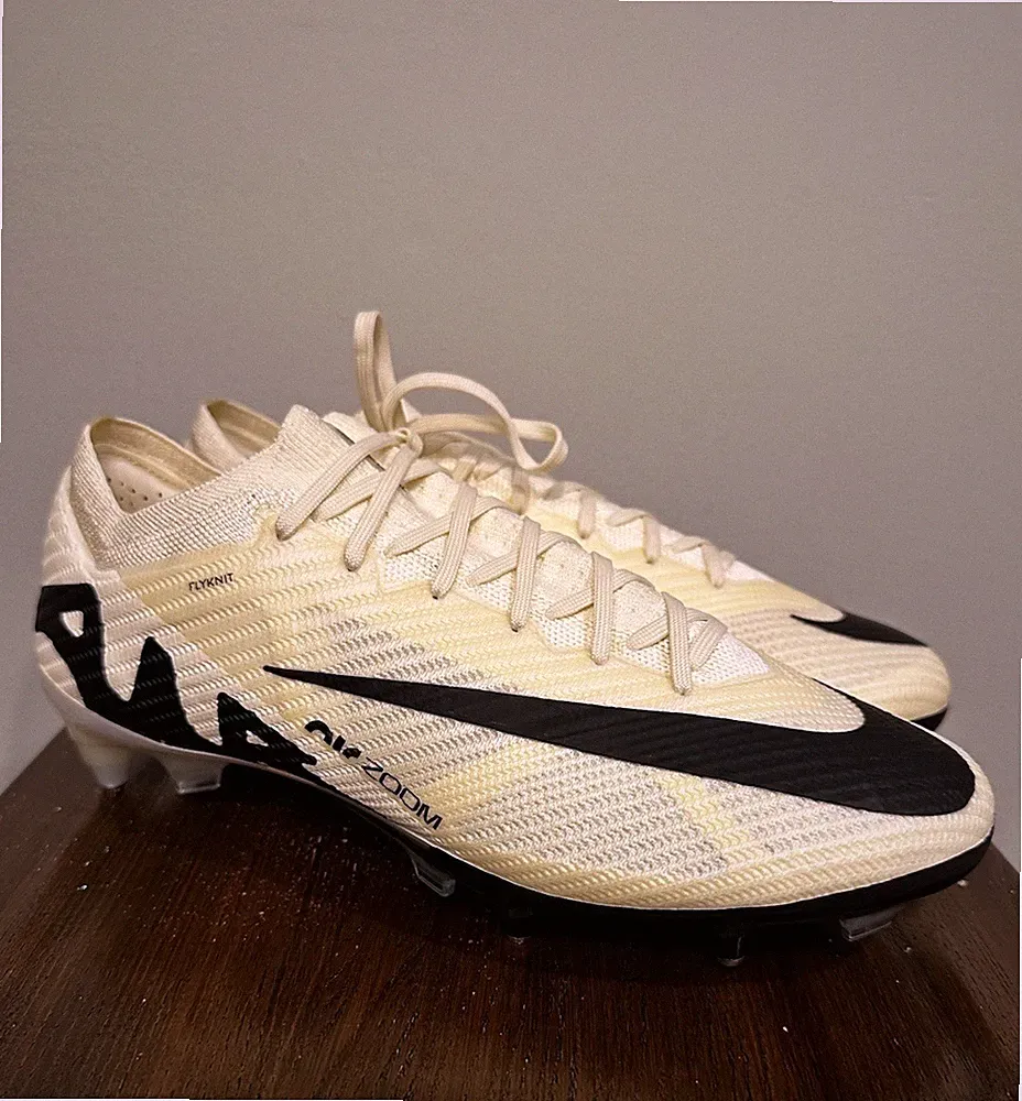 Nike Zoom Vapor 15 Elite SG Pro AC Soccer Cleats Mens Sz 7 Yellow FD0253-700 NEW