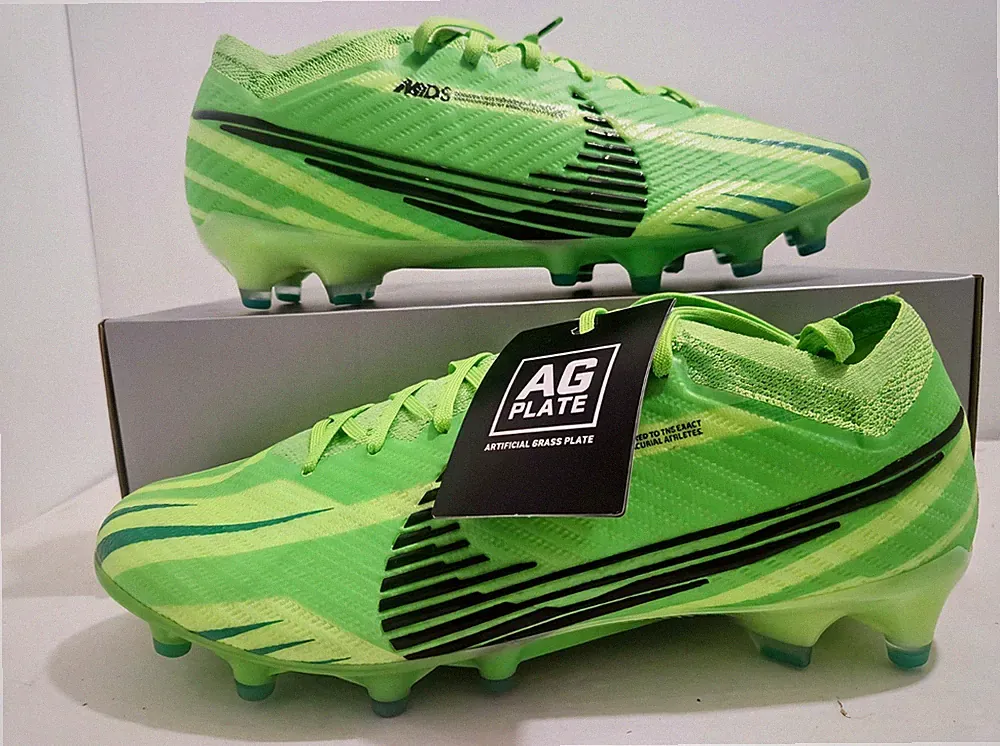 Nike Zoom Vapor 15 MDS Elite AG CR7 Soccer Cleats Green FJ7198-300 Men Size 9.5