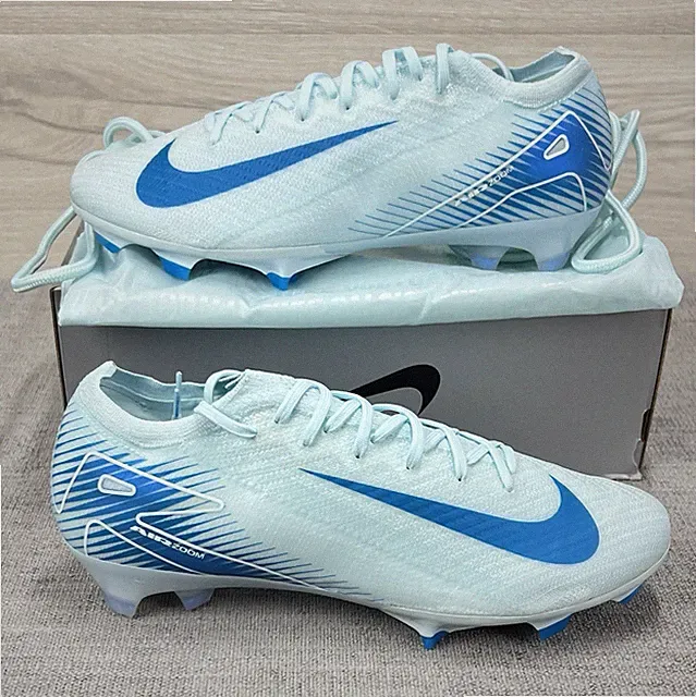 Nike Zoom Vapor 16 Elite FG Glacier Blue Soccer Cleats FQ1457-400 Men's Sz 11