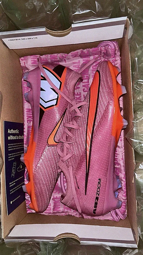 Nike Zoom Vapor 16 Elite FG Soccer Cleats Magic Flamingo FQ1457-600 Size 8.5