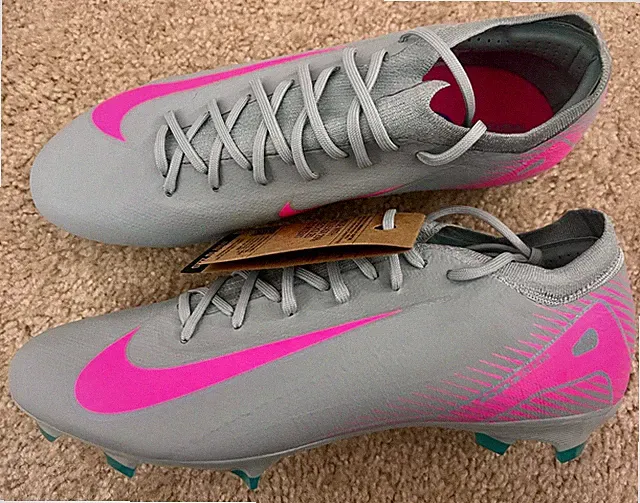 NIKE ZOOM VAPOR 16 PRO FG Soccer Cleats Ocean Cube/Pink Blast Mens SZ 11.5 NEW