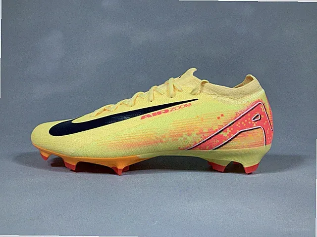 Nike Zoom Vapor 16 Pro KM FG Mbappe Yellow Soccer Cleats FQ8689-800 Men's 9.5