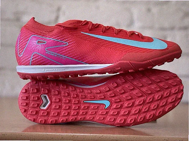 Nike Zoom Vapor 16 Pro Turf ACC Soccer Ember Glow Pink Men Size 10 FQ8687-800