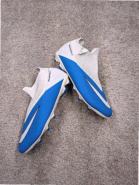 NKADA PHANTOM Blue SOCCER Cleats SHOES Mens 13 ACC VSN Slip On Sock Futbol New