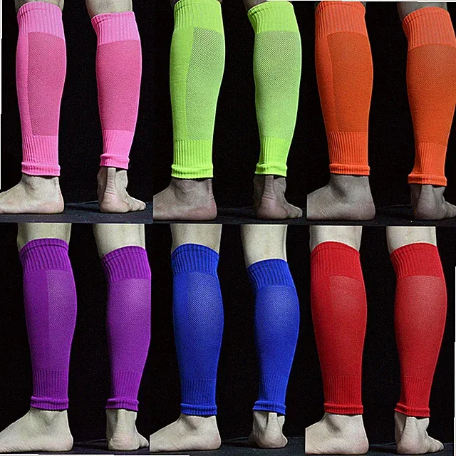 Non Slip Football Socks Soccer Hockey Rugby Leg Sleeve Calf Compression Socks⇖