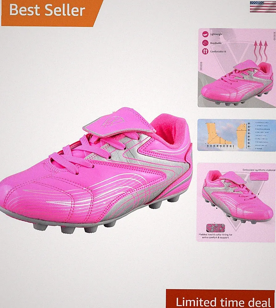 Non-Slip Rubber Soccer Cleats for Kids - Perfect for Outdoor Training Matches