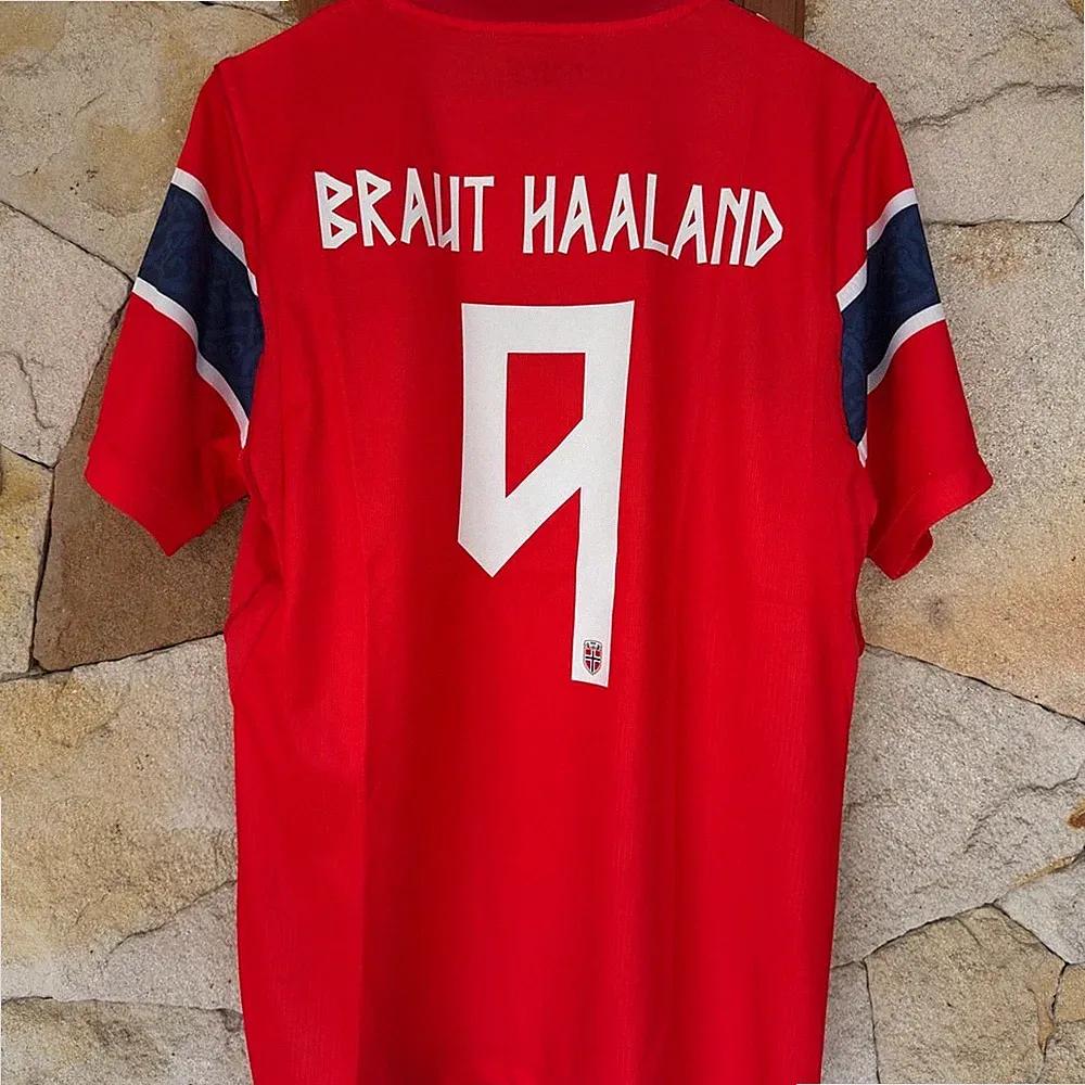 Norway Football Jersey Custom Name Number Personalized Soccer Shirt Men's Women'