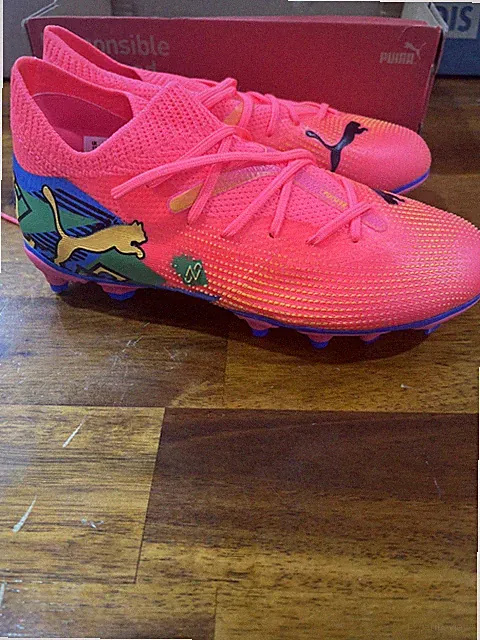 NWOB PUMA Future 7 Ultimate Neymar Jr Forever Brasileiro Pink Soccer Cleats US 1